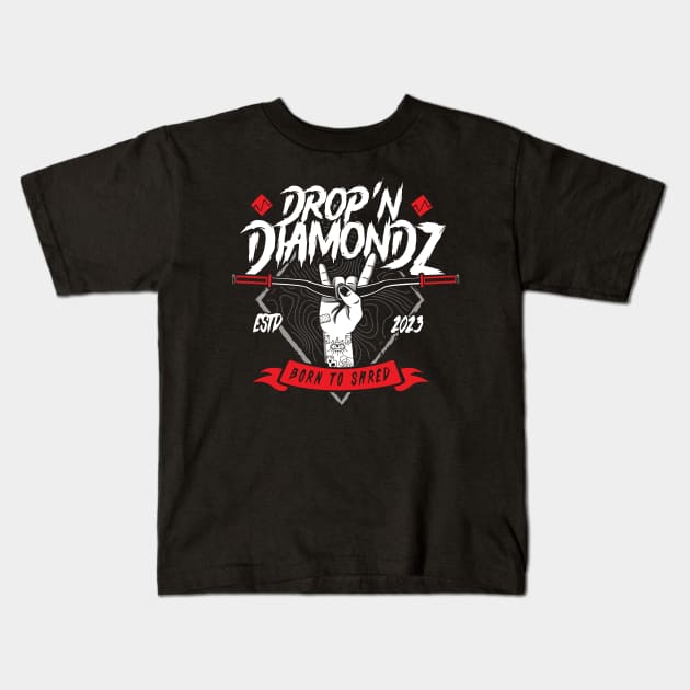 Devil Horn Kids T-Shirt by DropnDiamondz